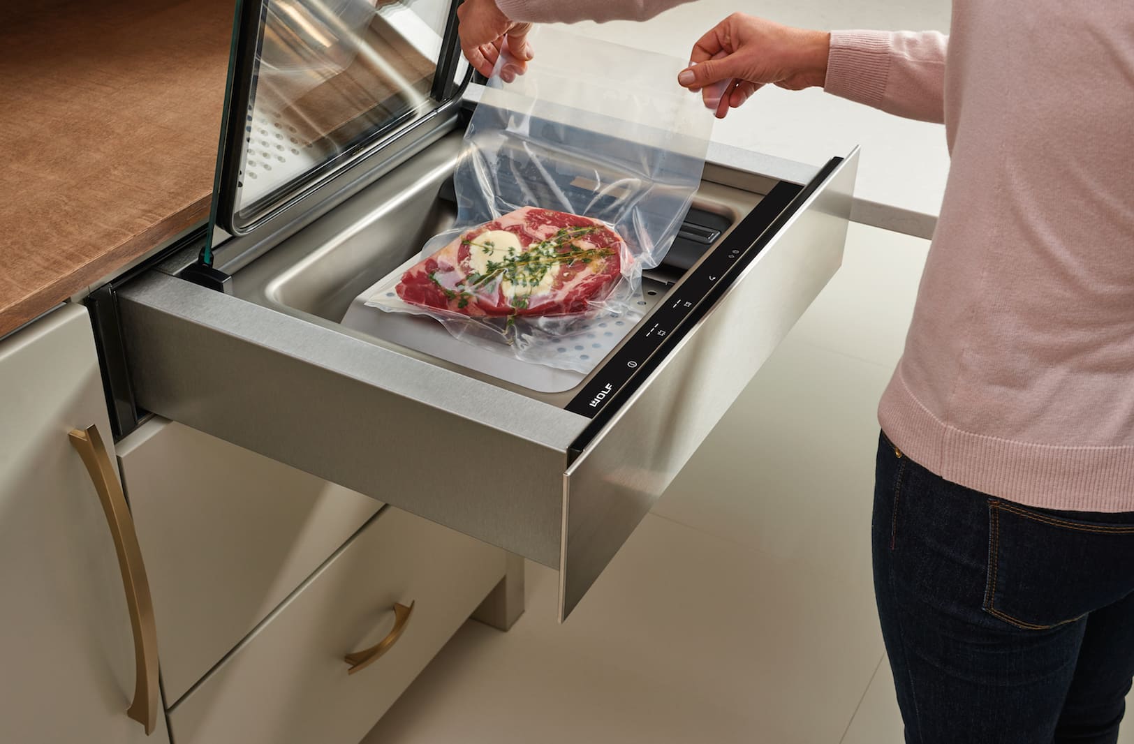 Wolf Vacuum Seal Sous Vide Meat
